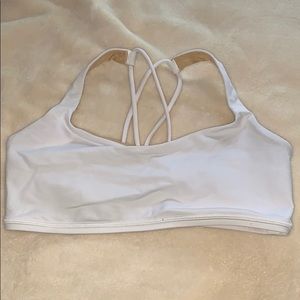 Lulu Lemon white sports bra (worn few times)